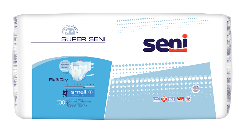 Підгузки для дорослих SUPER SENI Small (1) 30 шт